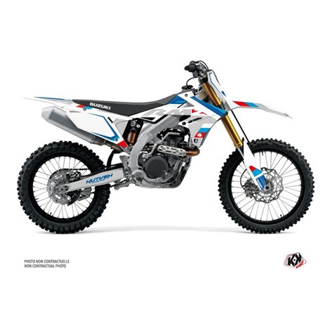 Kit Deco Moto Cross Label Suzuki 250 RMZ Blanc