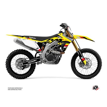 Kit Deco Moto Cross Label Suzuki 250 RMZ Noir