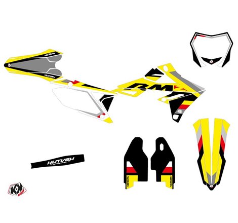 Kit Deco Moto Cross Label Suzuki 250 RMZ Noir