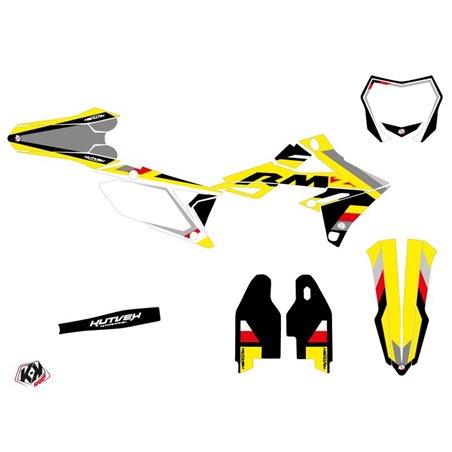 Kit Deco Moto Cross Label Suzuki 250 RMZ Noir