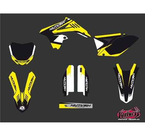 Kit Deco Moto Cross Chrono Suzuki 250 RMZ Noir