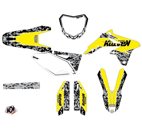 Kit Deco Moto Cross Predator Suzuki 450 RMZ Jaune