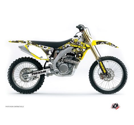 Kit Deco Moto Cross Freegun Eyed Suzuki 450 RMZ Jaune