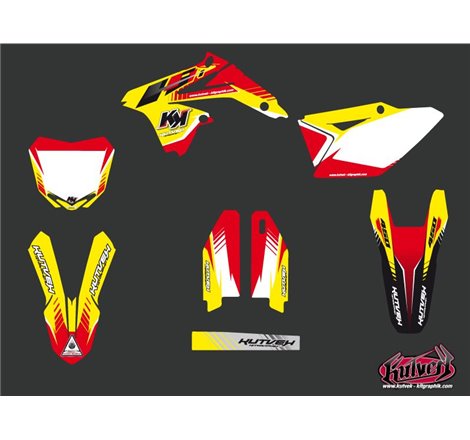 Kit Deco Moto Cross Pulsar Suzuki 450 RMZ Rouge