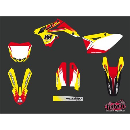 Kit Deco Moto Cross Pulsar Suzuki 450 RMZ Rouge