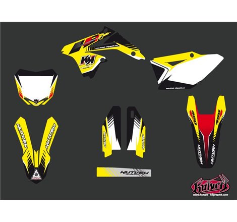 Kit Deco Moto Cross Pulsar Suzuki 450 RMZ Noir
