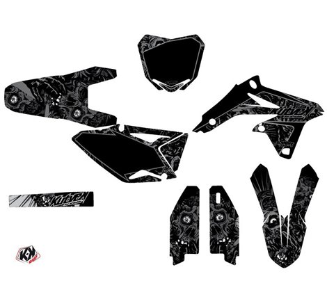 Kit Deco Moto Cross Zombies Dark Suzuki 450 RMZ Noir