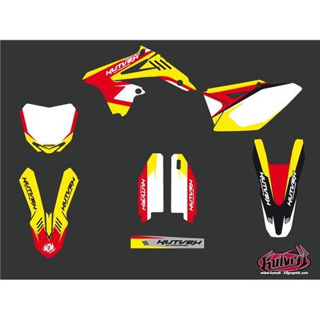 Kit Deco Moto Cross Chrono Suzuki 450 RMZ Rouge