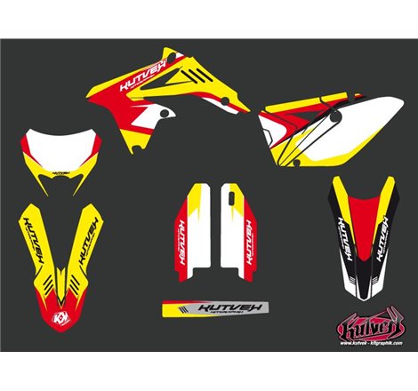 Kit Deco Moto Cross Chrono Suzuki 450 RMX Rouge