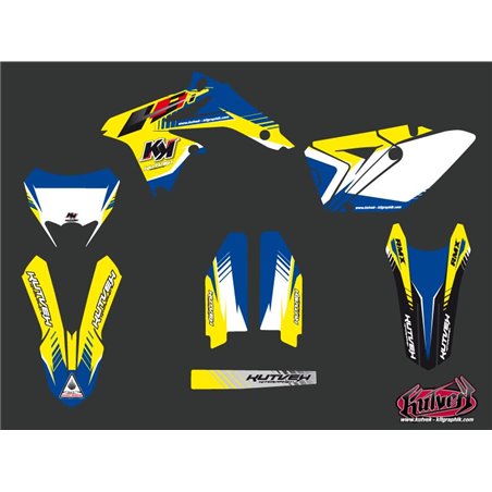 Kit Deco Moto Cross Pulsar Suzuki 450 RMX Bleu