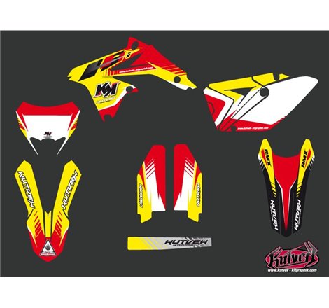 Kit Deco Moto Cross Pulsar Suzuki 450 RMX Rouge