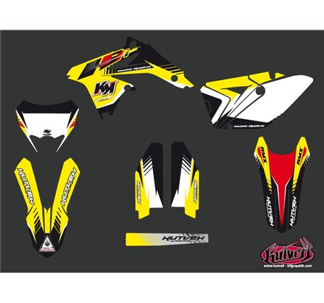 Kit Deco Moto Cross Pulsar Suzuki 450 RMX Noir