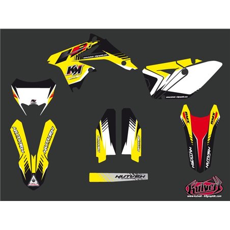 Kit Deco Moto Cross Pulsar Suzuki 450 RMX Noir