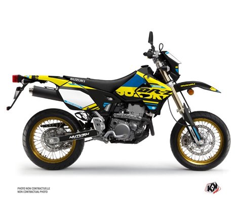 Kit Deco Moto Cross Grade Suzuki DRZ 400 SM Bleu
