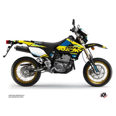 Kit Deco Moto Cross Grade Suzuki DRZ 400 SM Bleu