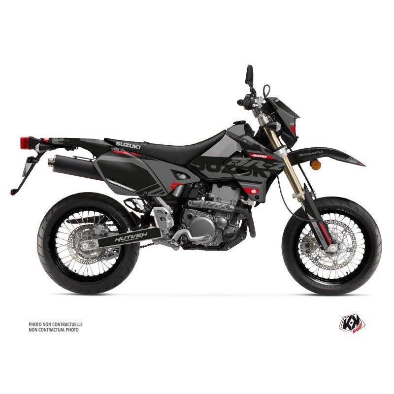 Kit Deco Moto Cross Grade Suzuki DRZ 400 SM Noir
