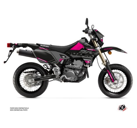 Kit Deco Moto Cross Grade Suzuki DRZ 400 SM Noir Rose