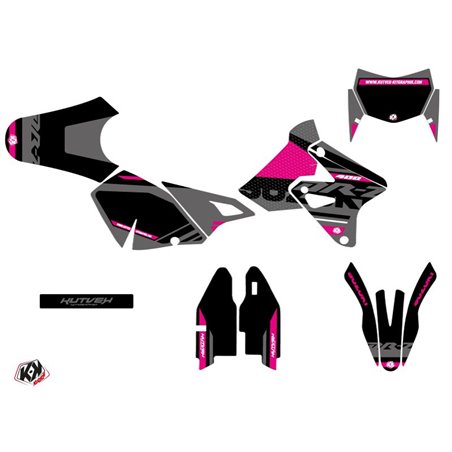 Kit Deco Moto Cross Grade Suzuki DRZ 400 SM Noir Rose