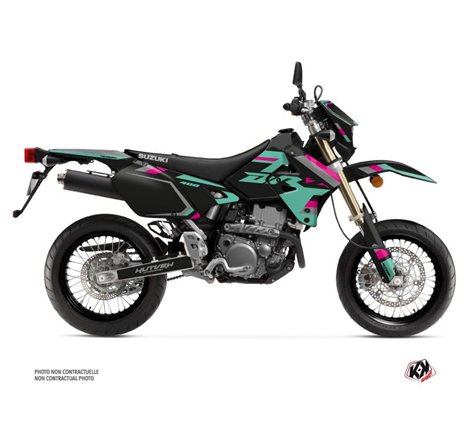 Kit Deco Moto Cross Label Suzuki DRZ 400 SM Turquoise