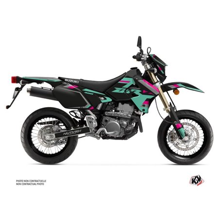 Kit Deco Moto Cross Label Suzuki DRZ 400 SM Turquoise
