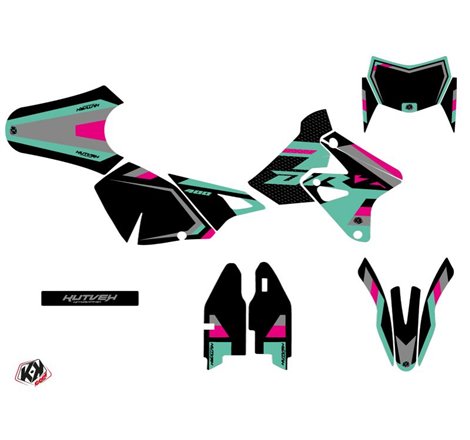 Kit Deco Moto Cross Label Suzuki DRZ 400 SM Turquoise