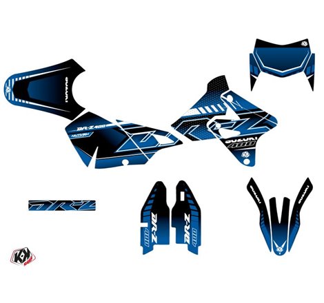 Kit Deco Moto Cross Oblik Suzuki DRZ 400 SM Bleu