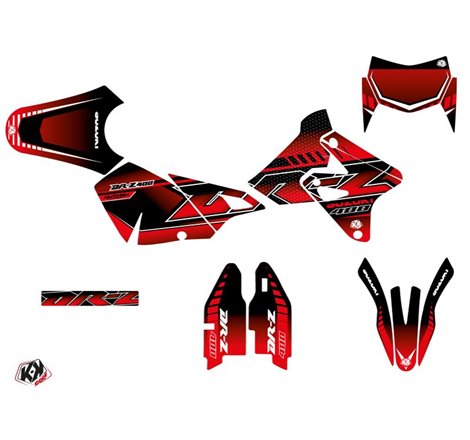 Kit Deco Moto Cross Oblik Suzuki DRZ 400 SM Rouge