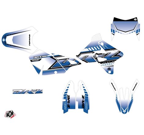 Kit Deco Moto Cross Oblik Suzuki DRZ 400 SM Blanc