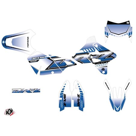 Kit Deco Moto Cross Oblik Suzuki DRZ 400 SM Blanc