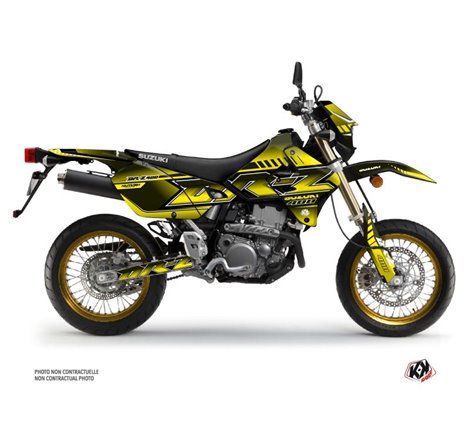 Kit Deco Moto Cross Oblik Suzuki DRZ 400 SM Jaune