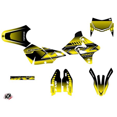 Kit Deco Moto Cross Oblik Suzuki DRZ 400 SM Jaune