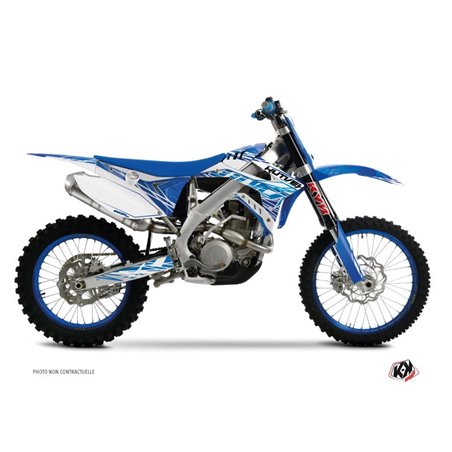 Kit Deco Moto Cross Eraser TM MX 85 Bleu
