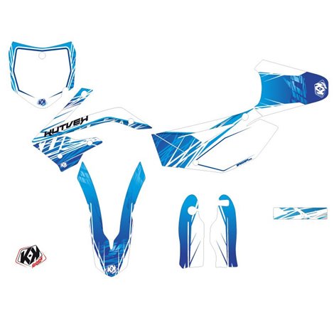 Kit Deco Moto Cross Eraser TM MX 85 Bleu