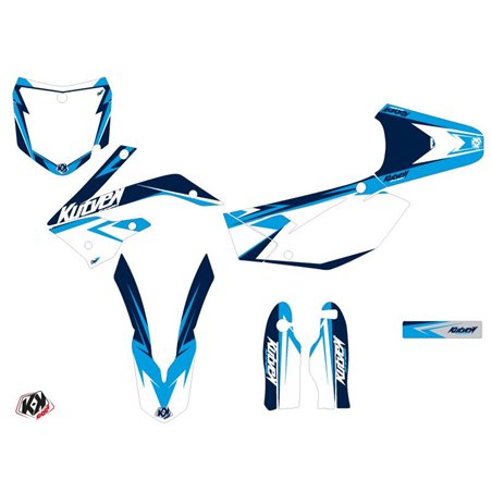 Kit Deco Moto Cross Stage TM MX 85 Bleu