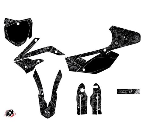 Kit Deco Moto Cross Zombies Dark TM MX 85 Noir