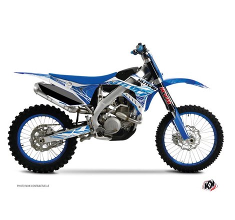 Kit Deco Moto Cross Eraser TM MX 125 Bleu