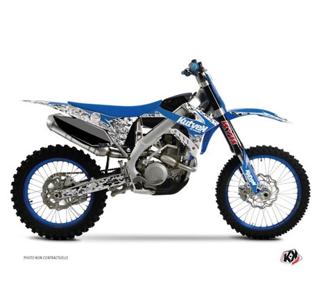 Kit Deco Moto Cross Predator TM MX 125 Bleu