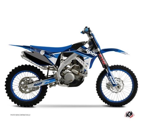 Kit Deco Moto Cross Stage TM MX 125 Bleu