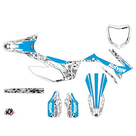 Kit Deco Moto Cross Predator TM MX 250 Bleu