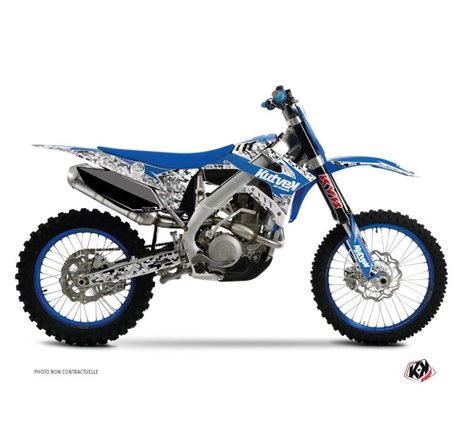 Kit Deco Moto Cross Predator TM MX 250 FI Bleu