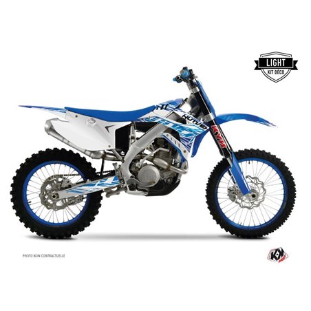 Kit Deco Moto Cross Eraser TM MX 250 FI Bleu LIGHT