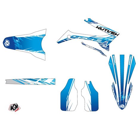 Kit Deco Moto Cross Eraser TM MX 250 FI Bleu LIGHT