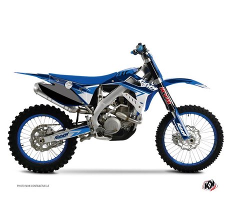 Kit Deco Moto Cross Stage TM MX 250 FI Bleu