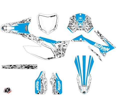 Kit Deco Moto Cross Predator TM MX 450 FI Bleu