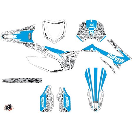 Kit Deco Moto Cross Predator TM MX 450 FI Bleu