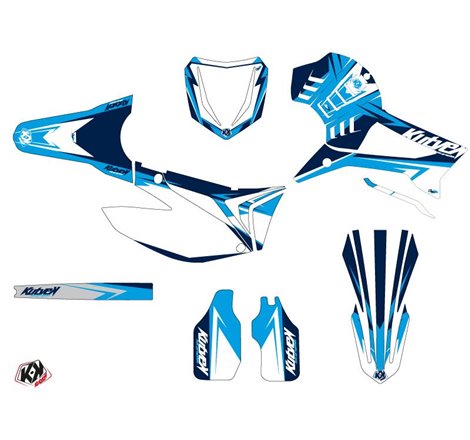 Kit Deco Moto Cross Stage TM MX 450 FI Bleu
