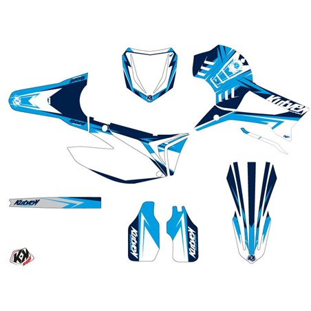 Kit Deco Moto Cross Stage TM MX 450 FI Bleu