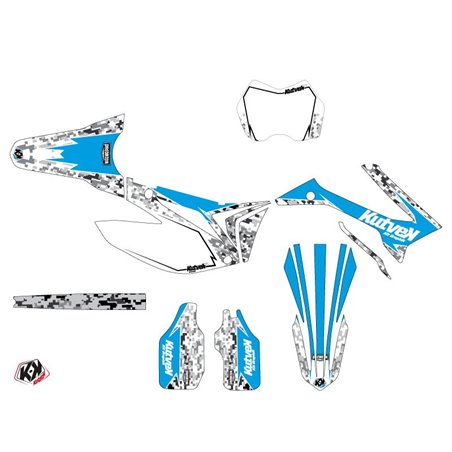 Kit Deco Moto Cross Predator TM EN 125 Bleu