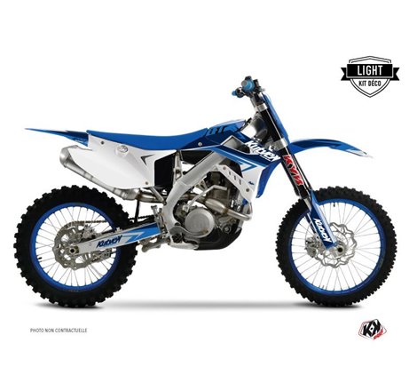 Kit Deco Moto Cross Stage TM EN 250 FI Bleu LIGHT