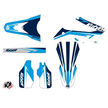 Kit Deco Moto Cross Stage TM EN 250 FI Bleu LIGHT